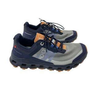 On Cloud Cloudvista Trail Running Shoes Midnight Copper Waterproof Womens 7